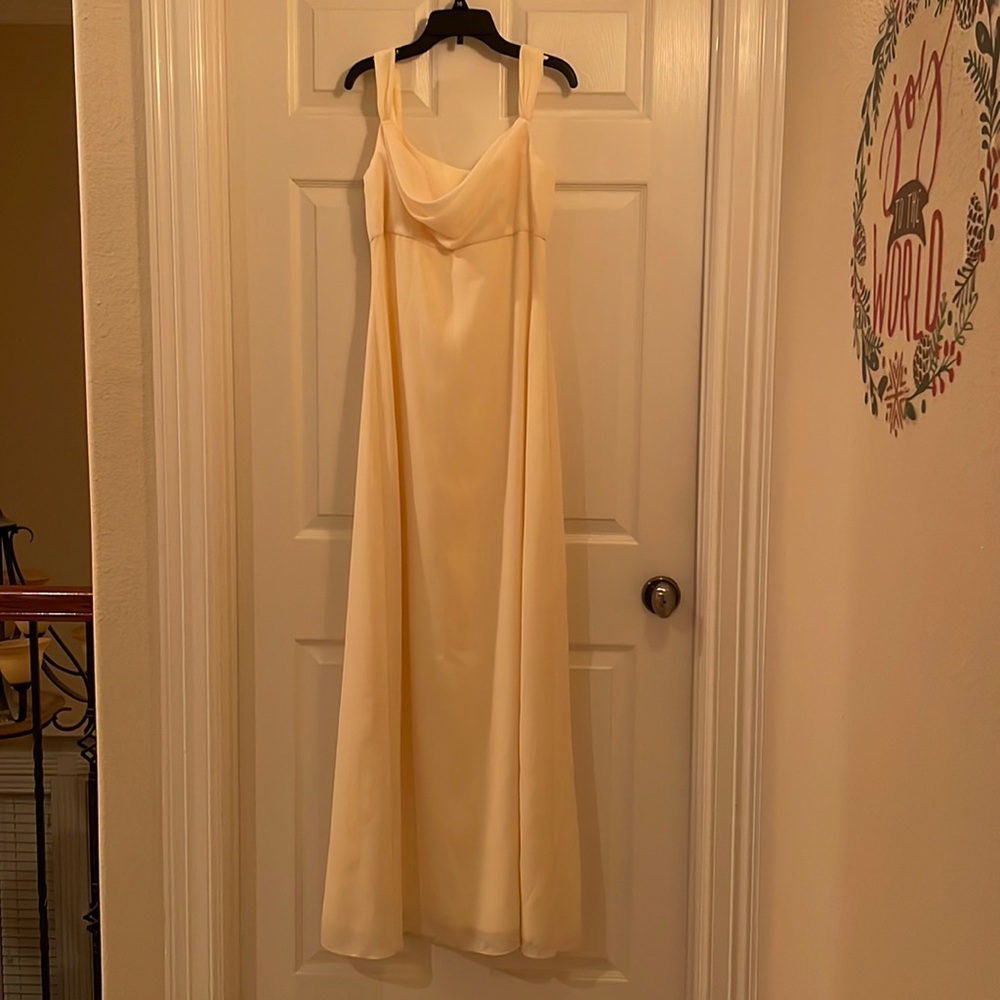 vintage, yellow, Michaelangelo gown, size 6